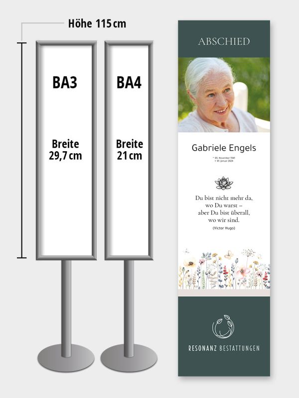 Trauerbanner schmal | BA4