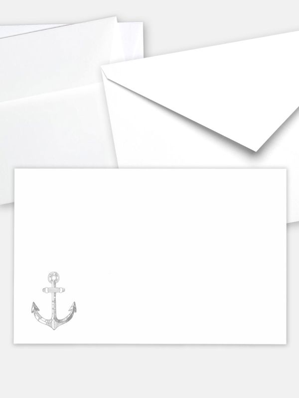 Umschlag im klassischen Format (191 x 120 mm) | Auswahl: Papiersorte, gerade Klappe/Haftklebung oder Spitzklappe/Nassklebung | Adresseindruck und Lettershop möglich | Motiv Meeresrauschen | TUK_033