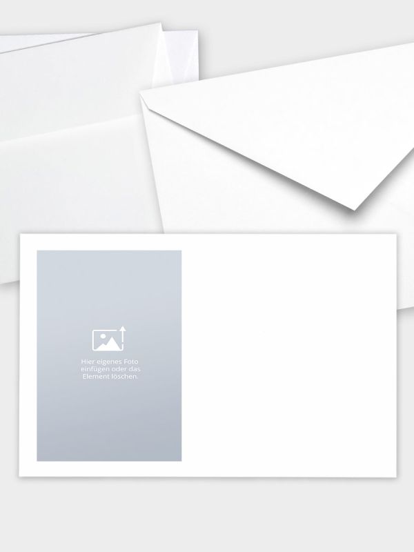 Umschlag im klassischen Format (191 x 120 mm) | Auswahl: Papiersorte, gerade Klappe/Haftklebung oder Spitzklappe/Nassklebung | Eigenes Motiv möglich |  TUK_999