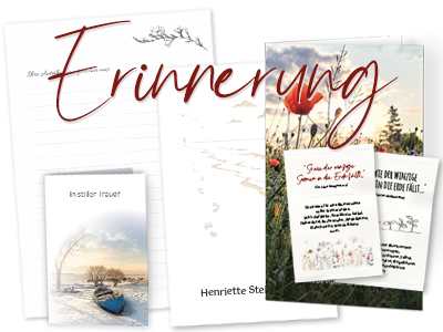 Sterbebildchen, Trauerfotos/-banner und exklusive Karten