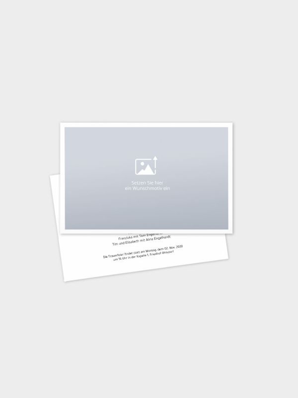 Erinnerungs-Kärtchen (105 x 74 mm, Din A7, Querformat ) | Freies Design | ES_2Q_029
