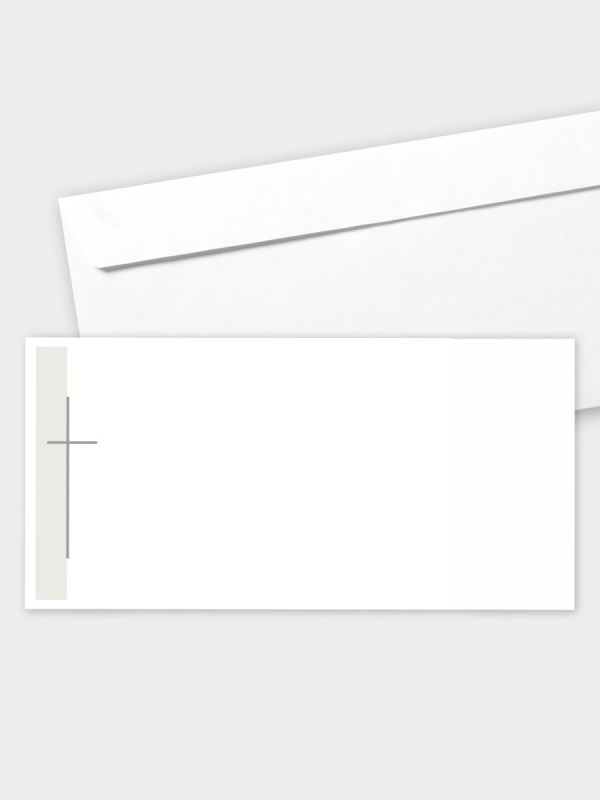 Umschlag im modernen Format (220 x 110 mm) | gerade Klappe/Haftklebung | Auswahl: Papiersorte | Adresseindruck und Lettershop möglich | Motiv Gräser (gebündelt) | TUM_036